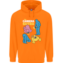 The Camera Sutra Funny Photography Photographer Mens 80% Cotton Hoodie Orange