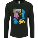 The Camera Sutra Funny Photography Photographer Mens Long Sleeve T-Shirt Black