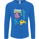The Camera Sutra Funny Photography Photographer Mens Long Sleeve T-Shirt Royal Blue