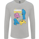 The Camera Sutra Funny Photography Photographer Mens Long Sleeve T-Shirt Sports Grey