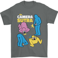 The Camera Sutra Funny Photography Photographer Mens T-Shirt 100% Cotton Charcoal