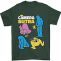The Camera Sutra Funny Photography Photographer Mens T-Shirt 100% Cotton Forest Green