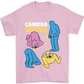 The Camera Sutra Funny Photography Photographer Mens T-Shirt 100% Cotton Light Pink