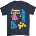 The Camera Sutra Funny Photography Photographer Mens T-Shirt 100% Cotton Navy Blue