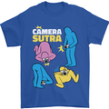 The Camera Sutra Funny Photography Photographer Mens T-Shirt 100% Cotton Royal Blue