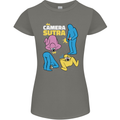 The Camera Sutra Funny Photography Photographer Womens Petite Cut T-Shirt Charcoal