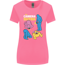 The Camera Sutra Funny Photography Photographer Womens Wider Cut T-Shirt Azalea