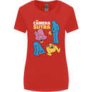 The Camera Sutra Funny Photography Photographer Womens Wider Cut T-Shirt Red