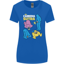 The Camera Sutra Funny Photography Photographer Womens Wider Cut T-Shirt Royal Blue