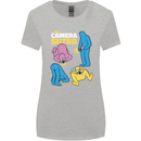 The Camera Sutra Funny Photography Photographer Womens Wider Cut T-Shirt Sports Grey