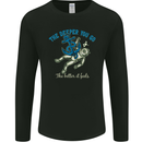 The Deeper You Go Funny Scuba Diving Diver Mens Long Sleeve T-Shirt Black