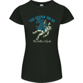 The Deeper You Go Funny Scuba Diving Diver Womens Petite Cut T-Shirt Black