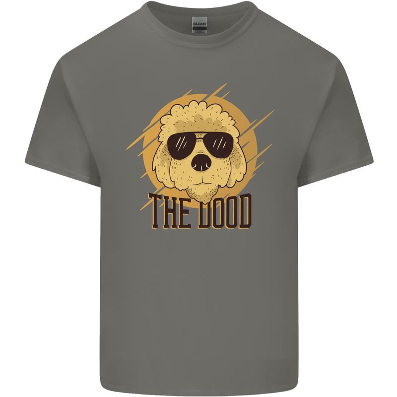 The Dood Funny Labradoodle Dog Mens Cotton T-Shirt Tee Top Charcoal