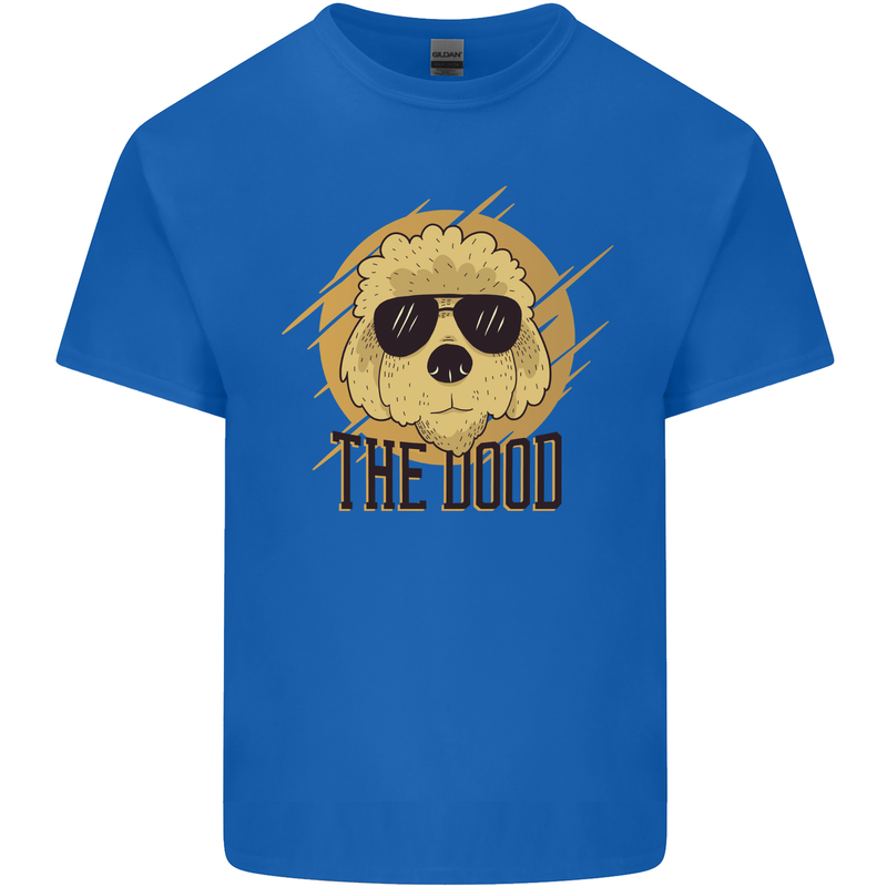 The Dood Funny Labradoodle Dog Mens Cotton T-Shirt Tee Top Royal Blue
