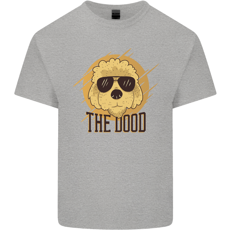 The Dood Funny Labradoodle Dog Mens Cotton T-Shirt Tee Top Sports Grey