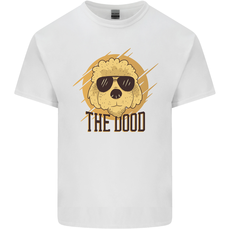 The Dood Funny Labradoodle Dog Mens Cotton T-Shirt Tee Top White