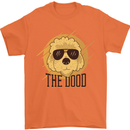 The Dood Funny Labradoodle Dog Mens T-Shirt 100% Cotton Orange