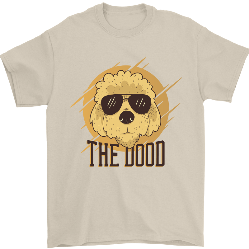 The Dood Funny Labradoodle Dog Mens T-Shirt 100% Cotton Sand