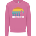 The Evolution of Cats Funny Crazy Lady Man Mens Sweatshirt Jumper Azalea