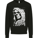 The Grim Reaper Death Skull Biker Heavy Metal Mens Sweatshirt Jumper Black