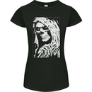 The Grim Reaper Death Skull Biker Heavy Metal Womens Petite Cut T-Shirt Black