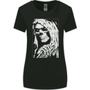 The Grim Reaper Death Skull Biker Heavy Metal Womens Wider Cut T-Shirt Black