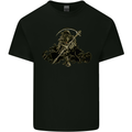 The Grim Reaper With His Sickle Kids T-Shirt Childrens Black