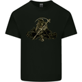 The Grim Reaper With His Sickle Mens Cotton T-Shirt Tee Top Black