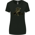 The Grim Reaper With His Sickle Womens Wider Cut T-Shirt Black