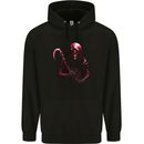 The Grim Reaper and Sythe Skull Design 2 Mens 80% Cotton Hoodie Black