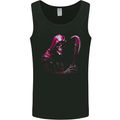The Grim Reaper and Sythe Skull Design 3 Mens Vest Tank Top Black