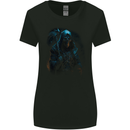 The Grim Reaper and Sythe Skull Design 4 Womens Wider Cut T-Shirt Black