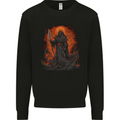 The Grim Reaper in the Depths of Hell Mens Sweatshirt Jumper Black