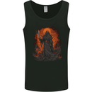 The Grim Reaper in the Depths of Hell Mens Vest Tank Top Black