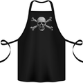 The Jolly Roger Skull Pirates Sailing Sailor Cotton Apron 100% Organic Black