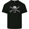 The Jolly Roger Skull Pirates Sailing Sailor Kids T-Shirt Childrens Black