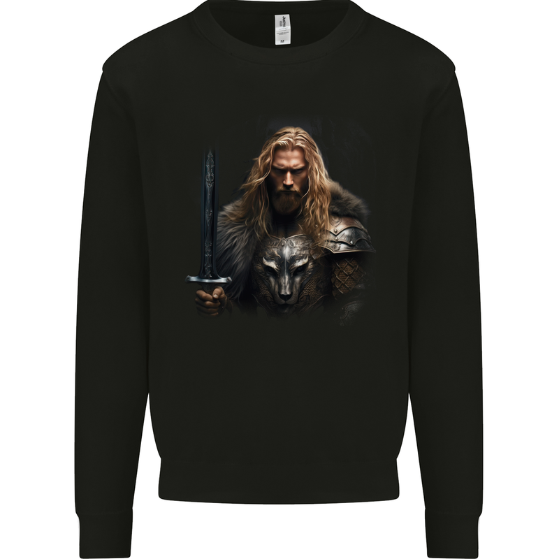 The Mighty Thor Viking Warrior Mens Sweatshirt Jumper Black