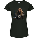 The Mighty Thor Viking Warrior Womens Petite Cut T-Shirt Black