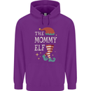 The Mommy Elf Funny Christmas Xmas Childrens Kids Hoodie Purple