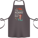 The Mommy Elf Funny Christmas Xmas Cotton Apron 100% Organic Dark Grey