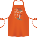The Mommy Elf Funny Christmas Xmas Cotton Apron 100% Organic Orange