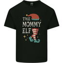 The Mommy Elf Funny Christmas Xmas Kids T-Shirt Childrens Black
