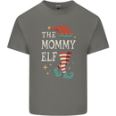 The Mommy Elf Funny Christmas Xmas Kids T-Shirt Childrens Charcoal