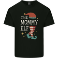 The Mommy Elf Funny Christmas Xmas Mens Cotton T-Shirt Tee Top Black