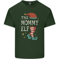 The Mommy Elf Funny Christmas Xmas Mens Cotton T-Shirt Tee Top Forest Green