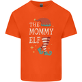 The Mommy Elf Funny Christmas Xmas Mens Cotton T-Shirt Tee Top Orange