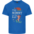 The Mommy Elf Funny Christmas Xmas Mens Cotton T-Shirt Tee Top Royal Blue