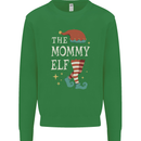 The Mommy Elf Funny Christmas Xmas Mens Sweatshirt Jumper Irish Green