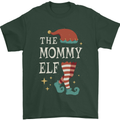 The Mommy Elf Funny Christmas Xmas Mens T-Shirt 100% Cotton Forest Green