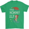 The Mommy Elf Funny Christmas Xmas Mens T-Shirt 100% Cotton Irish Green